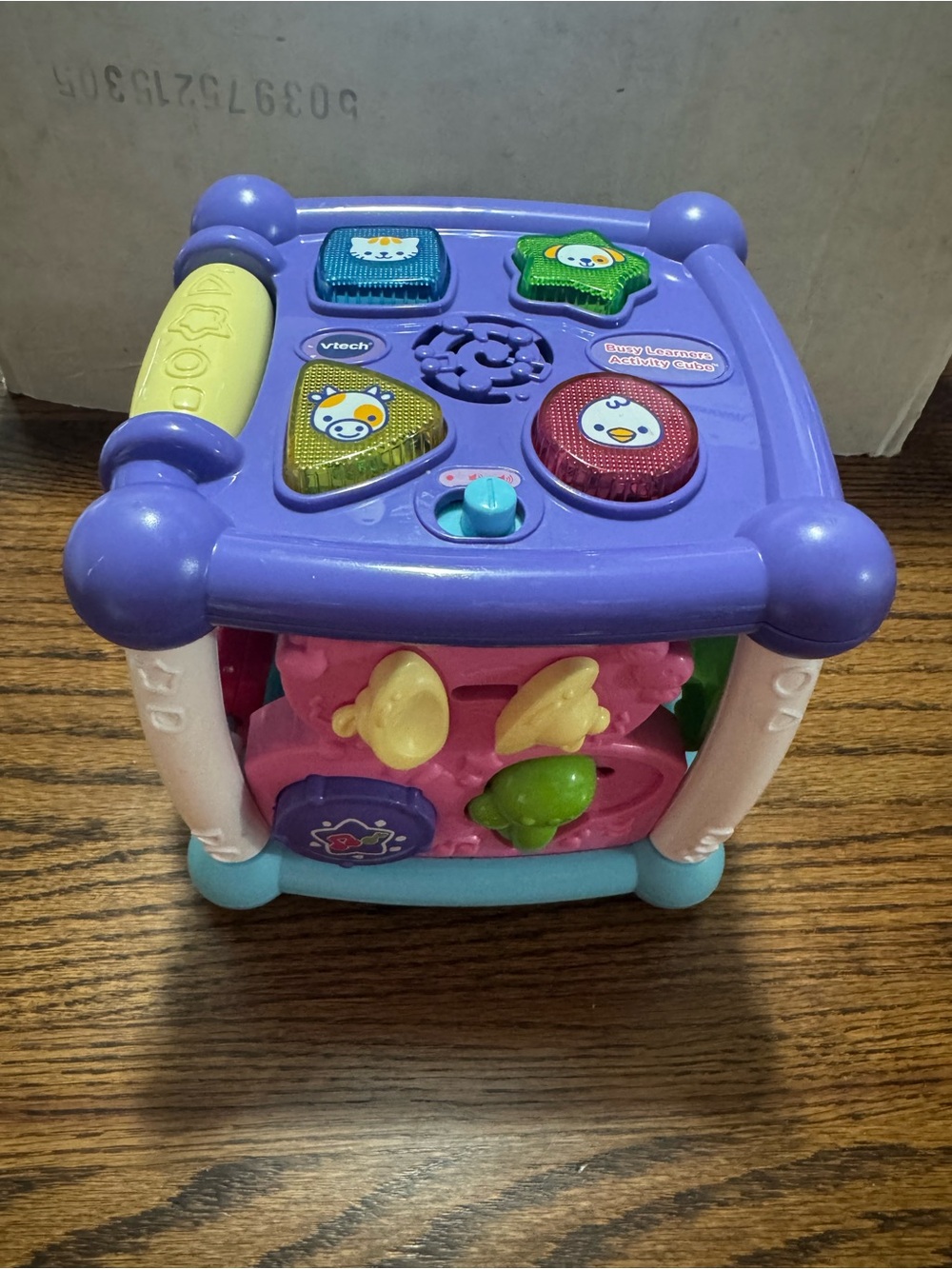 Vtech Multi-Activity Learning Cube - Purple/Pink
